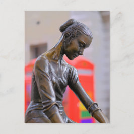 Estatua de Ballerina, tarjeta postal de Covent Gar