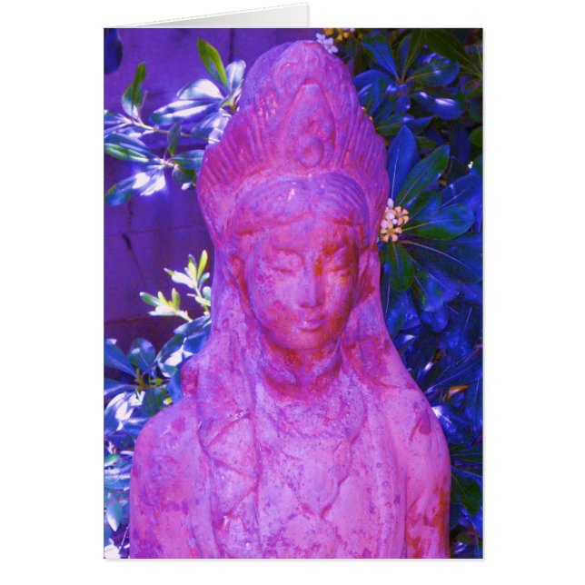 Estatua de Blue Quan Yin alterada (Frente)