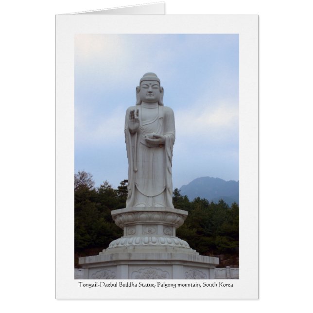 Estatua de Buda de piedra de Tongail-Daebul, Corea (Frente)