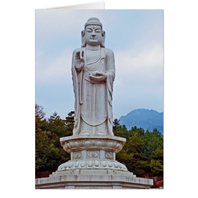 Estatua de Buda en Corea del Sur, Asia (Frente)