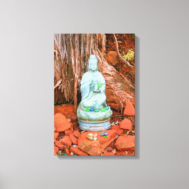 estatua de buddha lienzo envuelto (Anverso)
