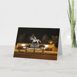 Estatua de caballo de bailarina nativa Tarjeta de