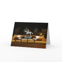 Estatua de caballo de bailarina nativa Tarjeta de