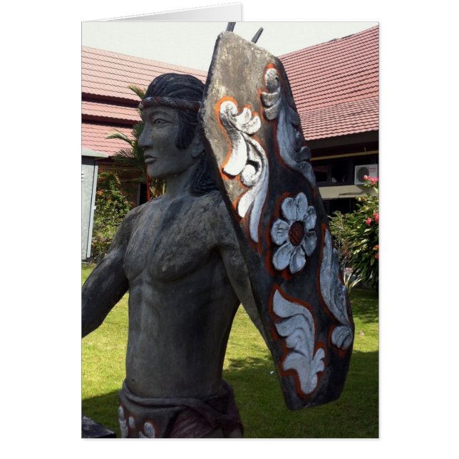 Estatua de Dayak Kalimantan (Frente)