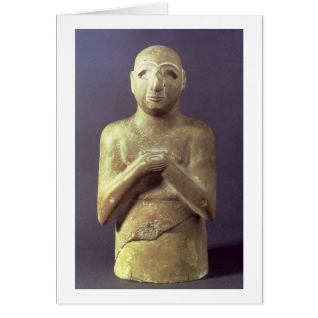 Estatua de dios Utu, mesopotámico, c.2400 A.C. (li (Frente)