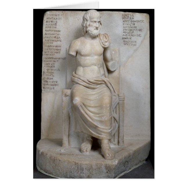 Estatua de Eurípides (Frente)