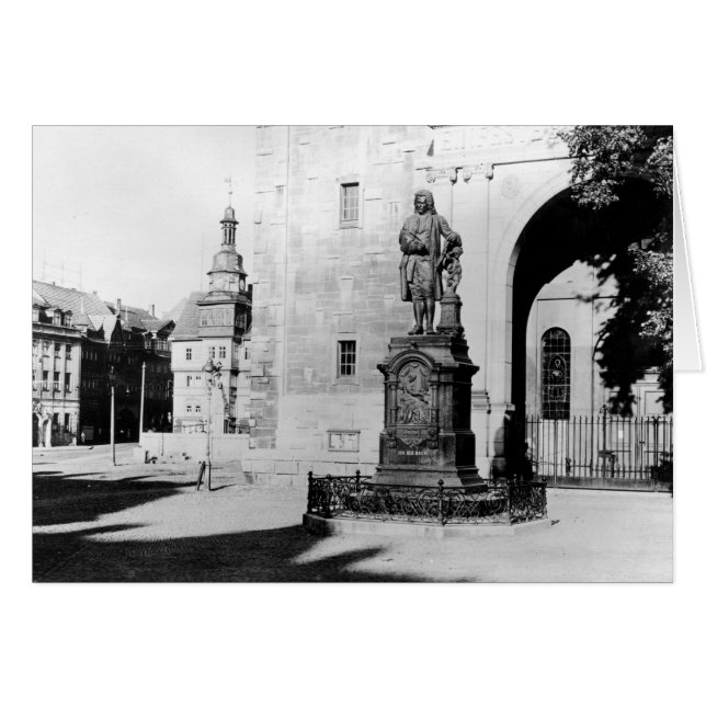 Estatua de Johann Sebastian Bach (Anverso (Horizontal))