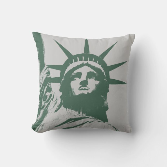 Estatua de la almohada de la Libertad de Nueva Yor (Anverso)