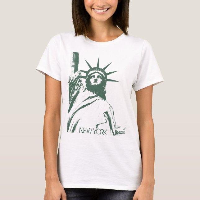 Estatua de la camisa de Nueva York de las mujeres (Anverso)