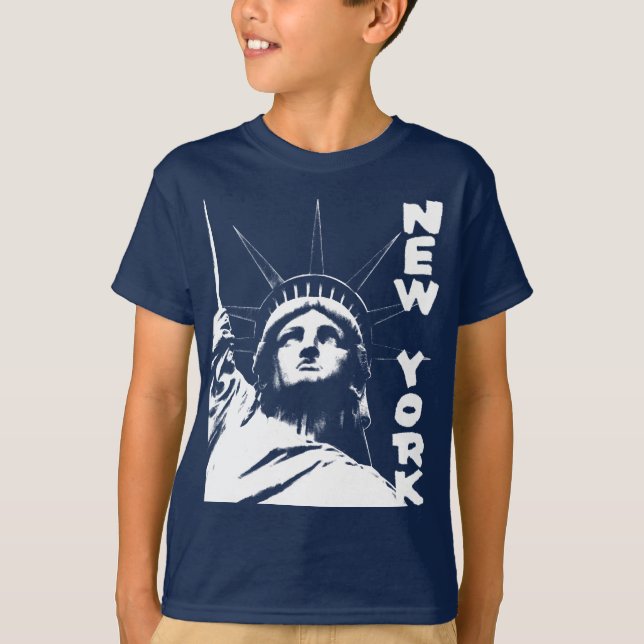 Estatua de la camisa de Nueva York del niño de la (Anverso)