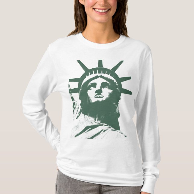 Estatua de la camiseta de las mujeres de Nueva Yor (Anverso)