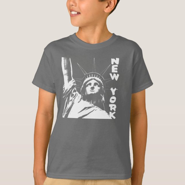 Estatua de la camiseta de los sudaderos de Nueva Y (Anverso)