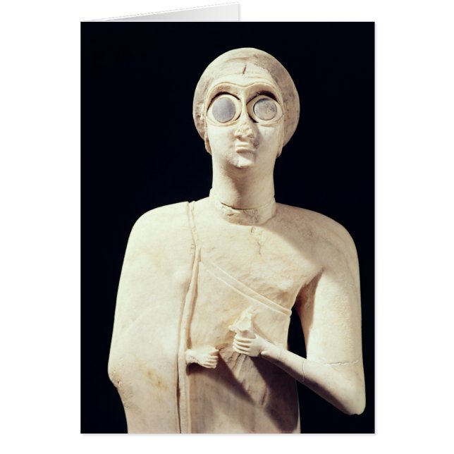 Estatua de la Gran Diosa, de Tell Asmar (Frente)