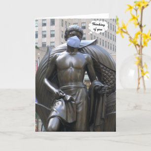 Estatua de la juventud, Pensando en ti - tarjeta d