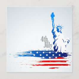 Estatua de la Libertad 4 de Julio Invitación