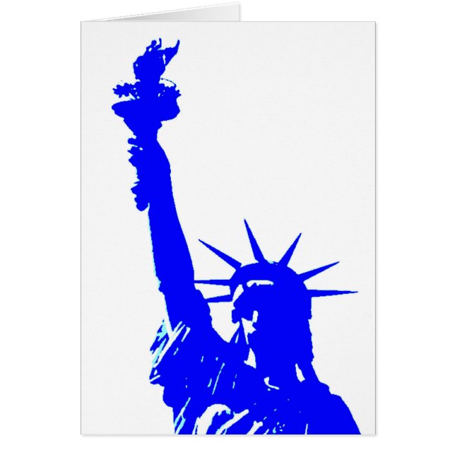 Estatua de la libertad al estilo del arte pop (Frente)