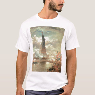 Estatua de la libertad, camisa del vintage de New
