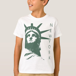 Estatua de la libertad de los niños camisetas de N