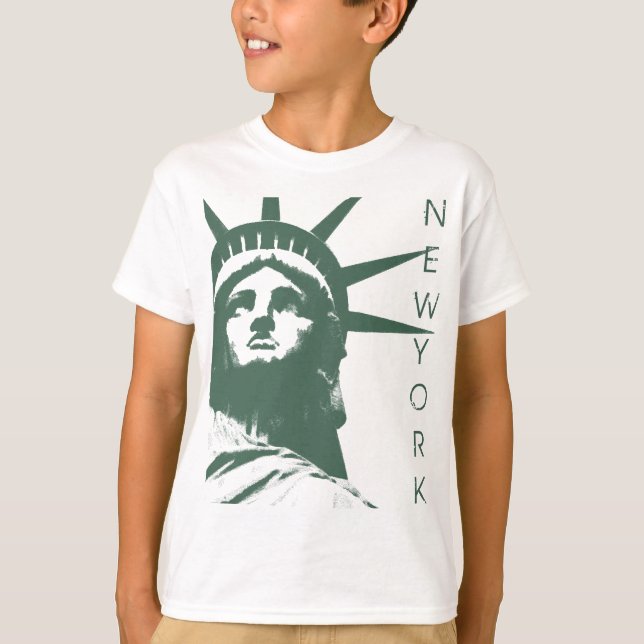 Estatua de la libertad de los niños camisetas de N (Anverso)