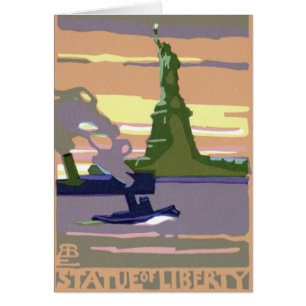 Estatua de la Libertad en la ciudad de Nueva York,