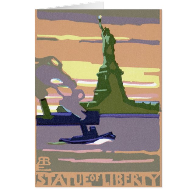 Estatua de la Libertad en Nueva York, Viajes de ép (Frente)