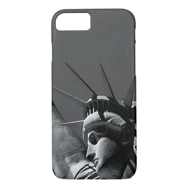 Estatua de la libertad Funda del iPhone 7 (Reverso)