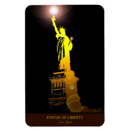 Estatua de la Libertad Imán de Viajes Flexible