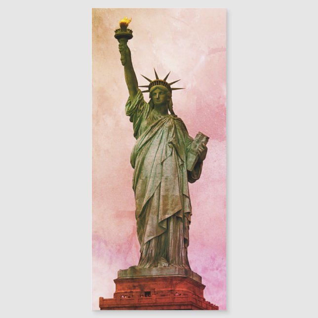 Estatua de la Libertad - NYC Harbour Beacon Magnet (Anverso)