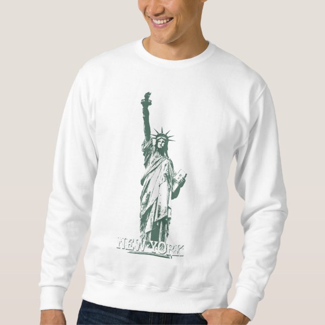 Estatua de la Libertad Sudadera de Nueva York (Anverso)