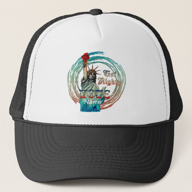 Estatua de la libertad tiene gorra de derechos (Anverso)