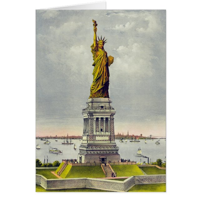 Estatua de la Libertad Viaje en Nueva York (Frente)