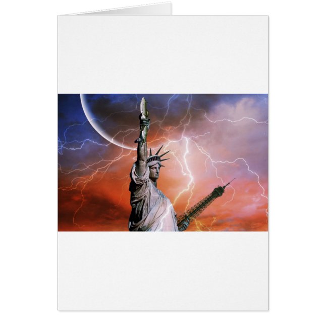 Estatua de la Luz de la Libertad. (Frente)