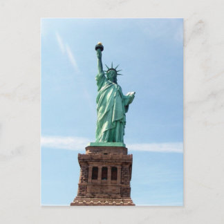 Estatua de la postal de la libertad