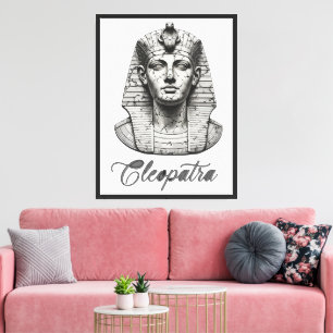 Estatua de la reina egipcia Cleopatra Arte de pare