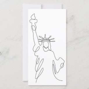 Estatua de la silueta de la Libertad