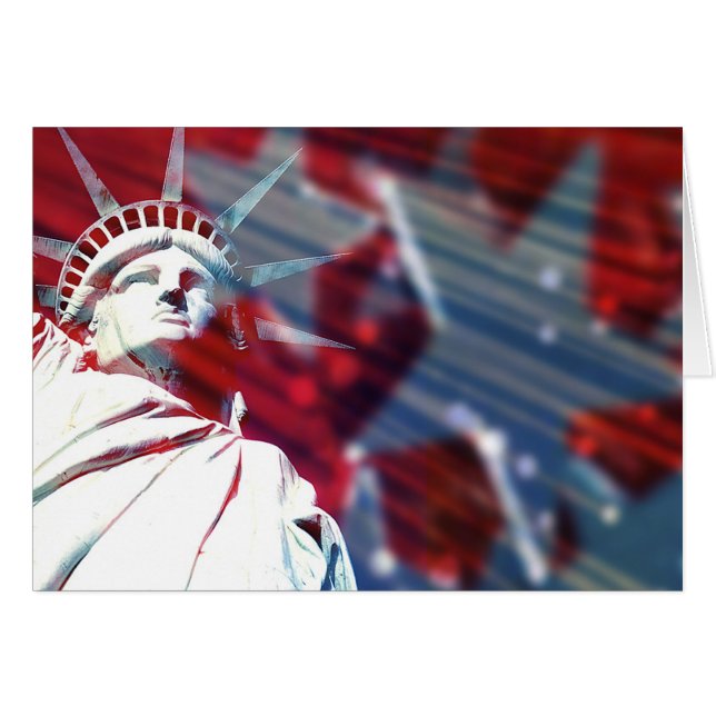Estatua de la tarjeta de la libertad (Anverso (Horizontal))