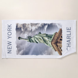 Estatua de la toalla de playa conocida de encargo