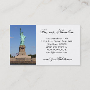 Estatua de las Tarjetas de Negocios Liberty