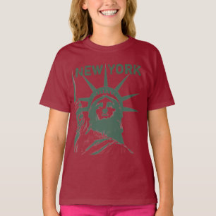 Estatua de Liberty Organic de camisetas de Nueva Y