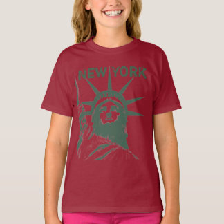 Estatua de Liberty Organic de camisetas de Nueva Y