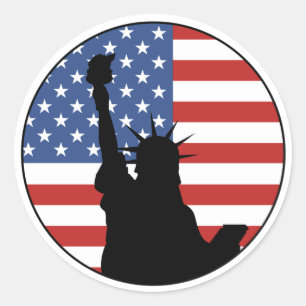 Estatua de los pegatinas de la libertad