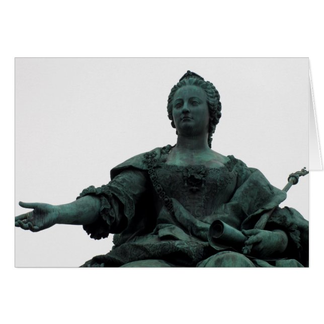Estatua De María Teresia (Anverso (Horizontal))