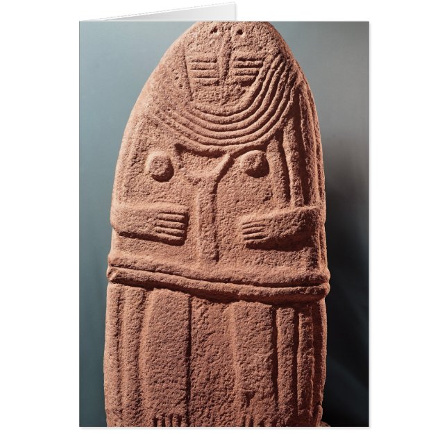 Estatua de Menhir nº 4, de Saint-Sernins-sur-Rance (Frente)