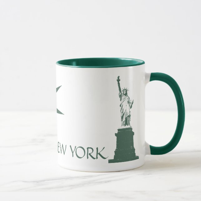 Estatua de Nueva York de la taza de Nueva York de (Derecha)