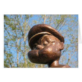 Estatua de Popeye en Chester, Illinois