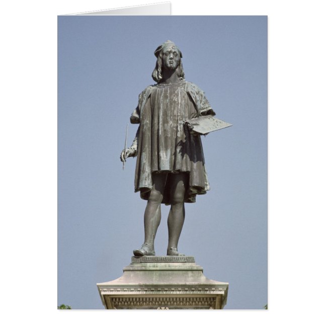 Estatua de Rafael Sanzio de Urbino, 1897 (Frente)