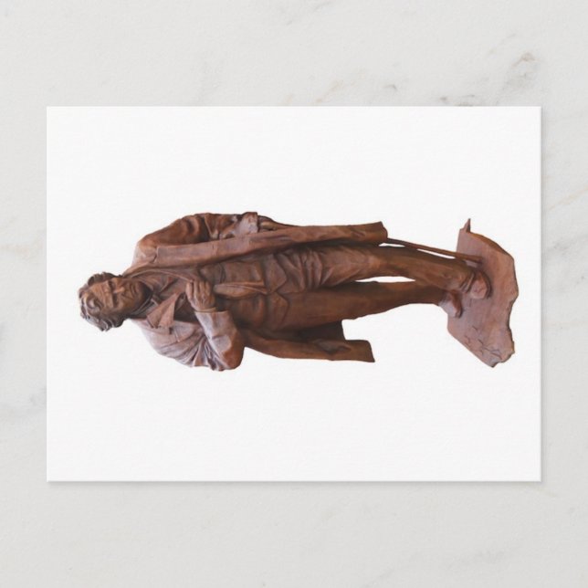 Estatua de Thaddeus Stevens en Gettysburg, postal  (Anverso)