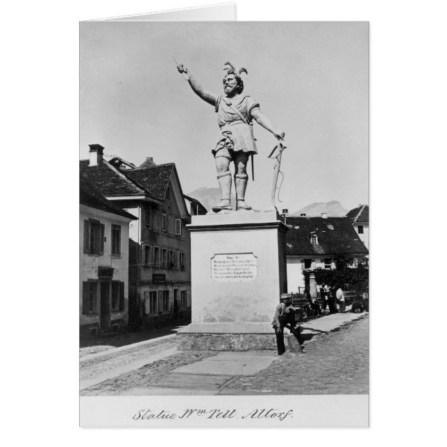 Estatua de William Tell, c.1860-90 (Frente)