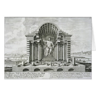 Estatua de Zeus olímpico, hecha por Phidias en el