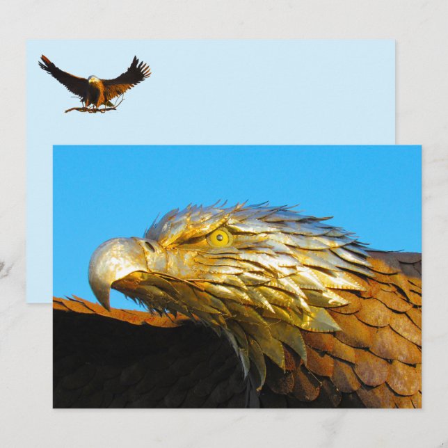 Estatua del águila calva (Anverso / Reverso)